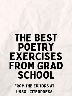 cover image of The Best Poetry Exercises from Grad School